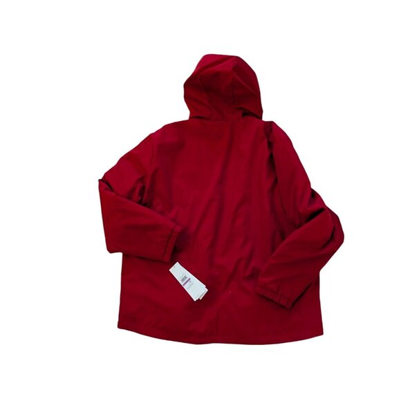 NEW Calvin Klein Hooded Red Soft Shell Winter Jacket Mens XXL Water-Resistant W - Picture 12 of 13